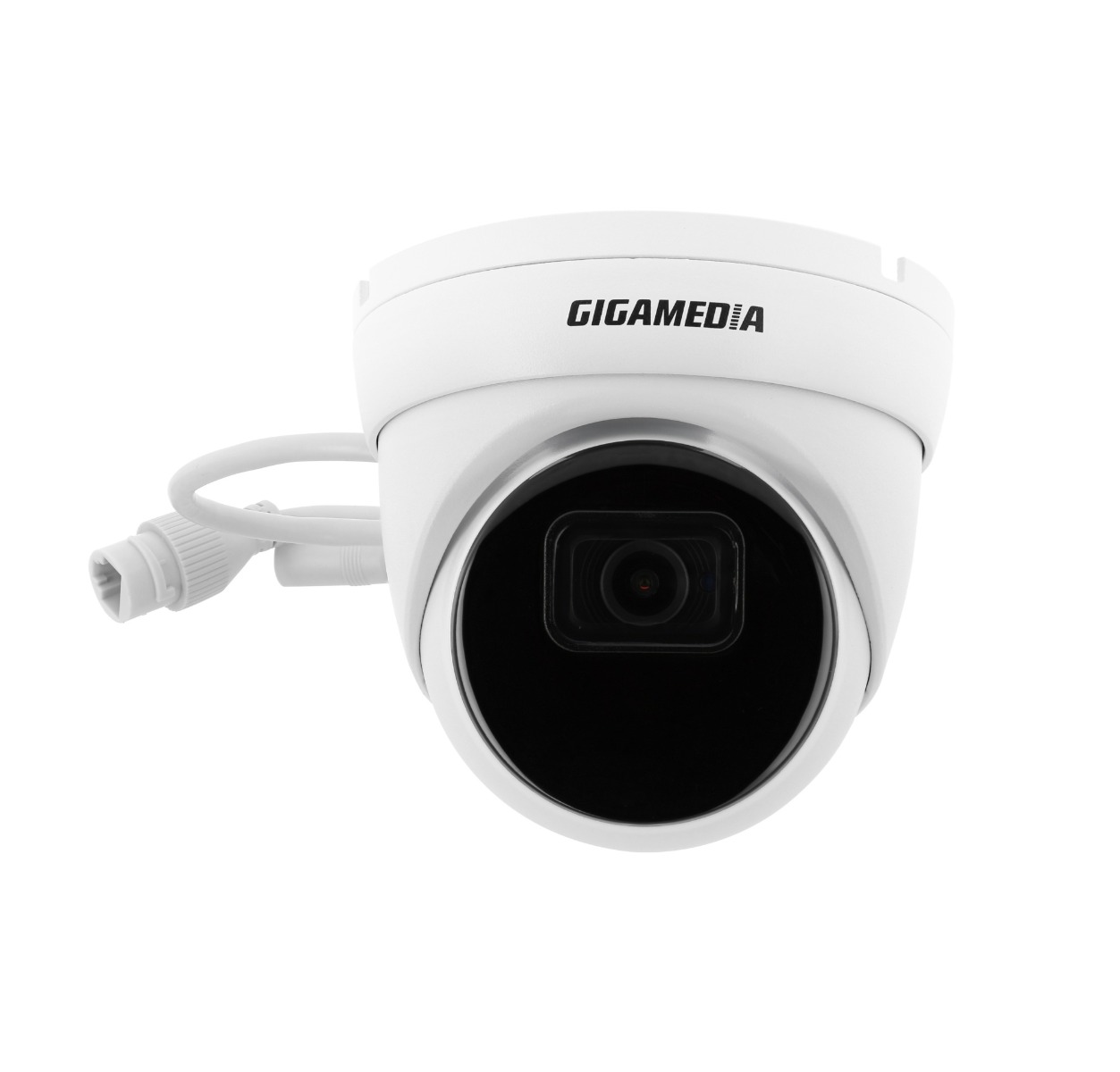 Caméra IP dôme HD 5MP PoE infrarouge 30 m IP67 blanche GGM IPCD5F28 Gigamedia