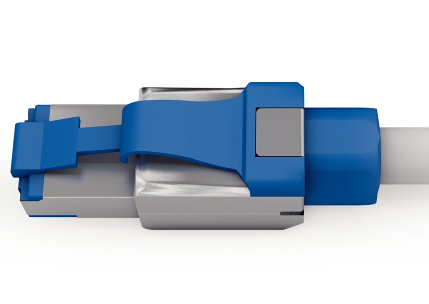 Connecteur mâle blindé sans outil RJ45 pour câbles catégorie 6A GGM PLUGIT10GS Gigamedia