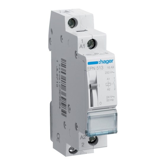 Télérupteur modulaire unipolaire 1P/16A  24V Hager