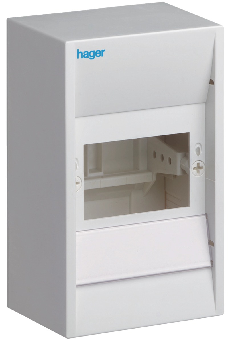 Coffret apparent  4 modules Mini Gamma sans porte Hager
