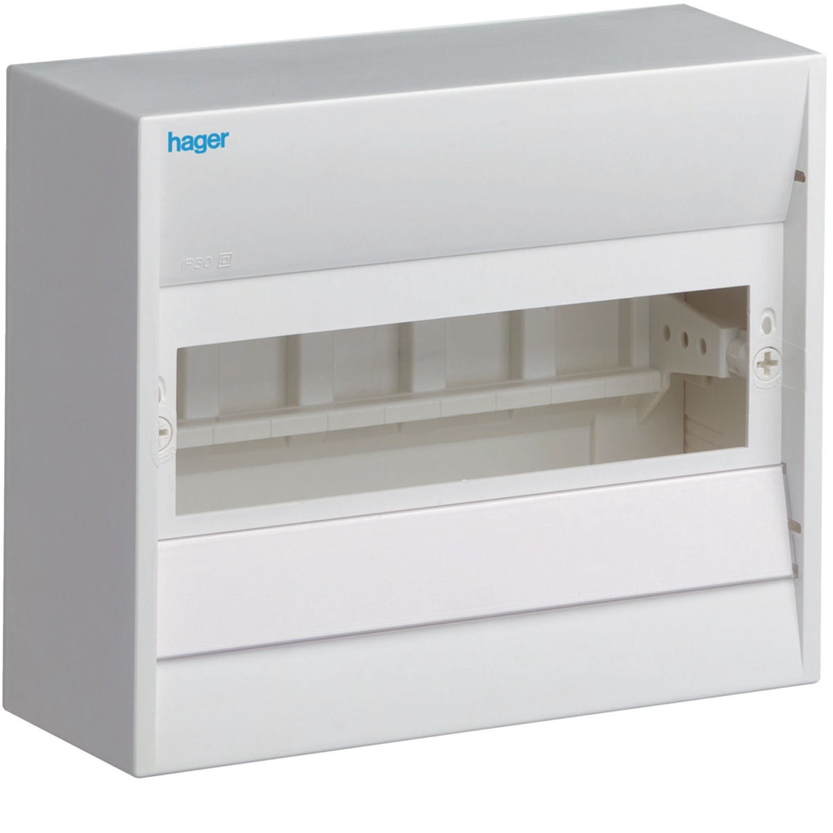 Coffret apparent 10 modules Mini Gamma sans porte Hager