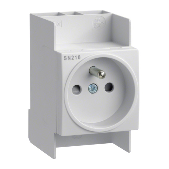 Prise de courant modulaire 16A/230V SN216 Hager