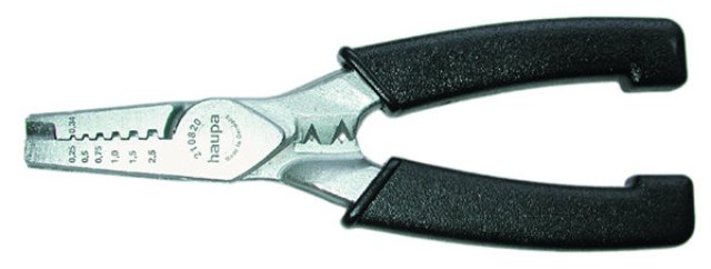 Pince à sertir pour embouts 0.25 à 2.5mm² Haupa