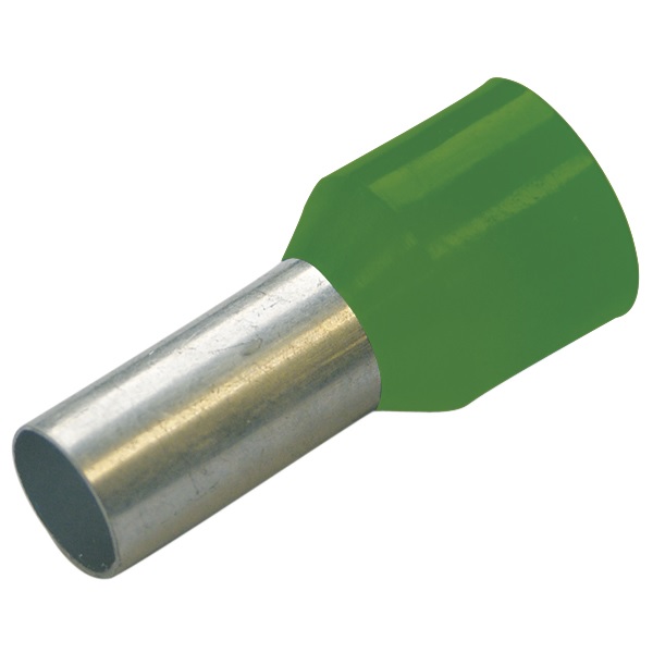 Embout à sertir pré-isolé  6mm² simple vert Haupa