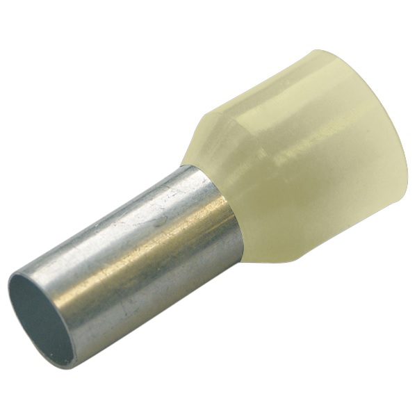 Embout à sertir pré-isolé 16mm² simple ivoire Haupa
