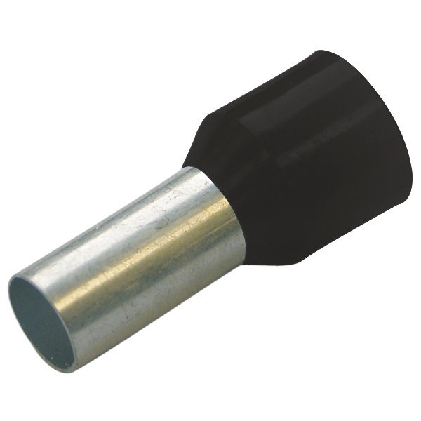 Embout à sertir pré-isolé  1.5mm² noir Haupa