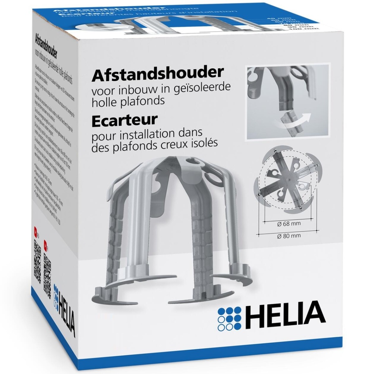 Ecarteur d'isolant (protection de surchauffe) pour spots 116 Helia