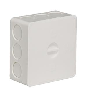 Boîte de dérivation encastrée pour maçonnerie avec couvercle 70x70x35mm Helia