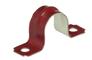 Attache acier galvanisé brun/rouge simple en U Ø16mm