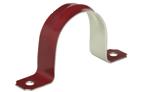 Attache acier galvanisé brun/rouge simple en U Ø40mm