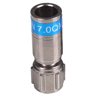 Connecteur femelle à compression pour câble coaxial Ø 7mm 380210 Televes