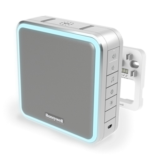 Carillon câblé et sans fil gris avec halo lumineux, mode sommeil et extension de portée DW915SG Honeywell