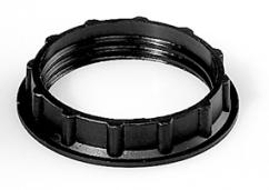 Bague noire pour douille PVC E27