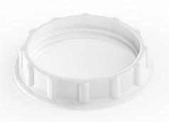 Bague blanche pour douille PVC E27
