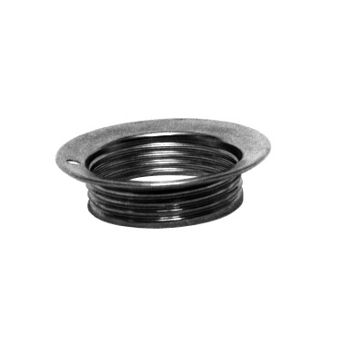 Bague métallique pour douille E27 en fer cadmié laitonné 