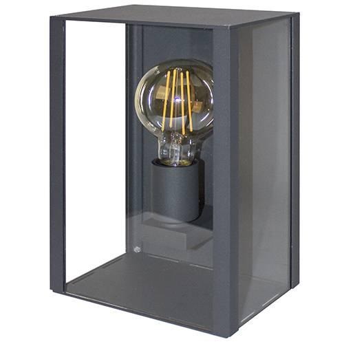 Applique murale anthracite max.8W/E27/230V IP44 KADRO E27 Indigo