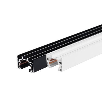 Rail apparent noir Lg=3000mm monophasé 230V 1 allumage Track Uno TR40205 Indigo