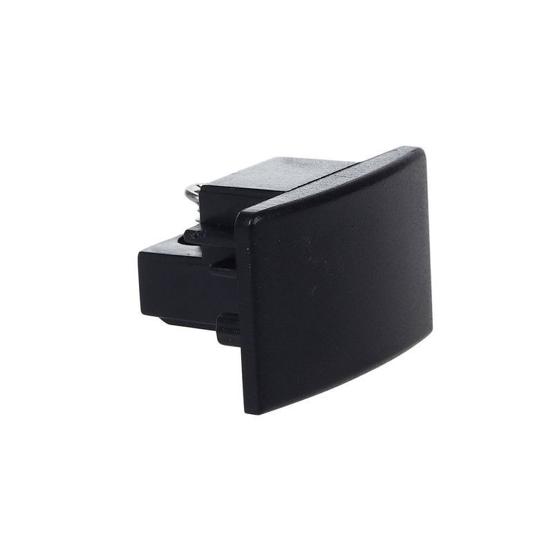 Embout noir pour rail monophasé 230V 1 allumage Track Uno TR41305 Indigo