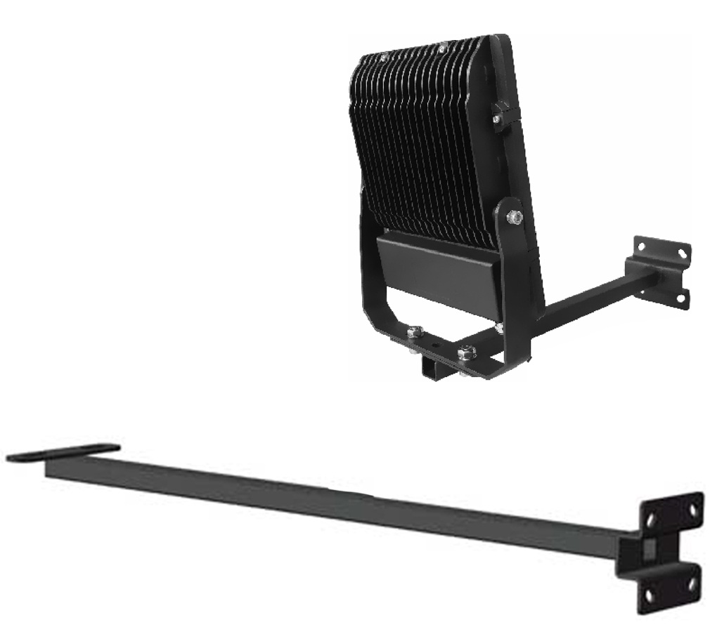 Tige de fixation noire L=800mm pour projecteur Evolve EVSTANG Integratech