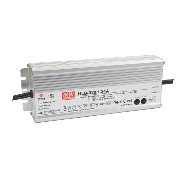 Alimentation Led 24VDC/320W (IP65) HLG-320H-24A Integratech