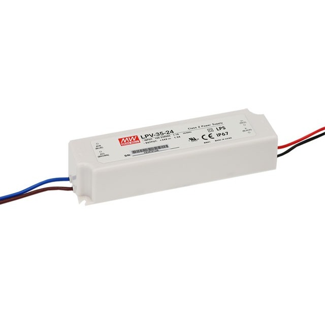 Alimentation Led 24VDC/ 35W (IP67) LPV-35-24 Integratech