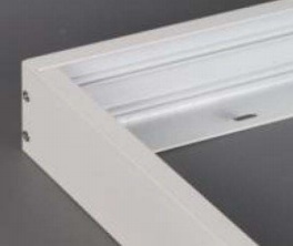 Cadre de montage apparent blanc pour panneau Led QT 300x1200mm QTSF30120W Integratech