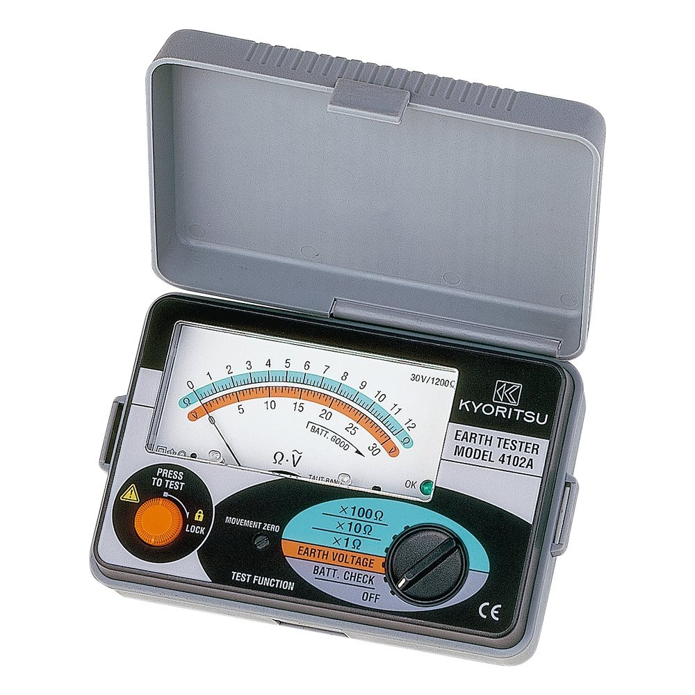 Mesureur de terre analogique avec piquets 4102A Kyoritsu