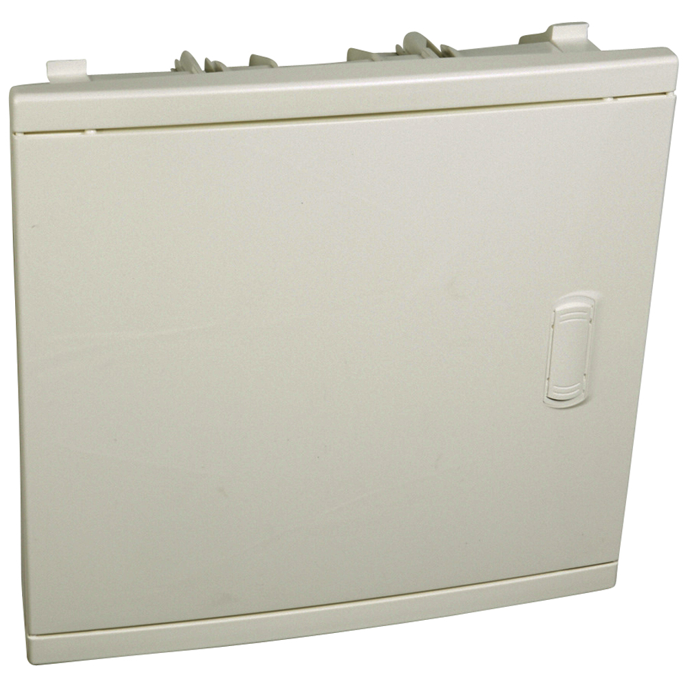Coffret encastré  12+1 modules (1 rangée) avec porte blanche isolante Legrand