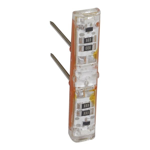 Voyant lumineux blanc 3mA/230V pour fonction témoin interrupteurs va-et-vient Mosaic easyled Legrand