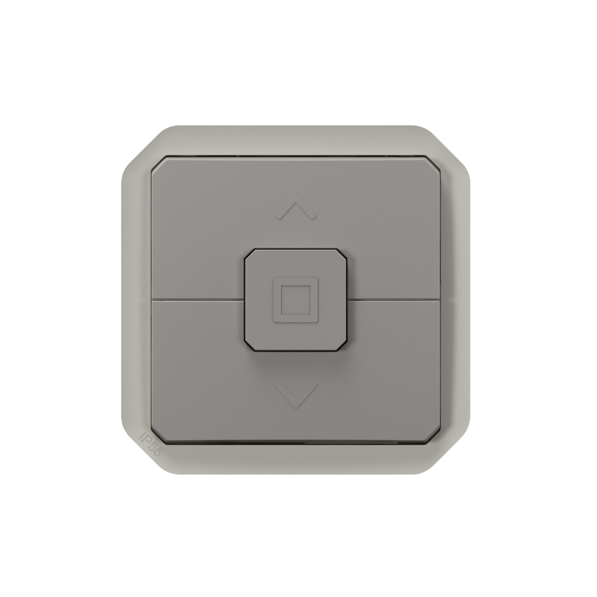 Interrupteur pour volets roulants 6A-500W-250V Plexo 55 gris Legrand