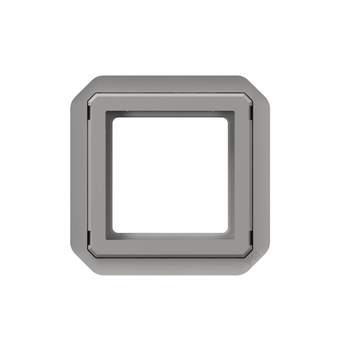 Adaptateur sans volet pour fonction Mosaic gris Plexo 55 gris Legrand