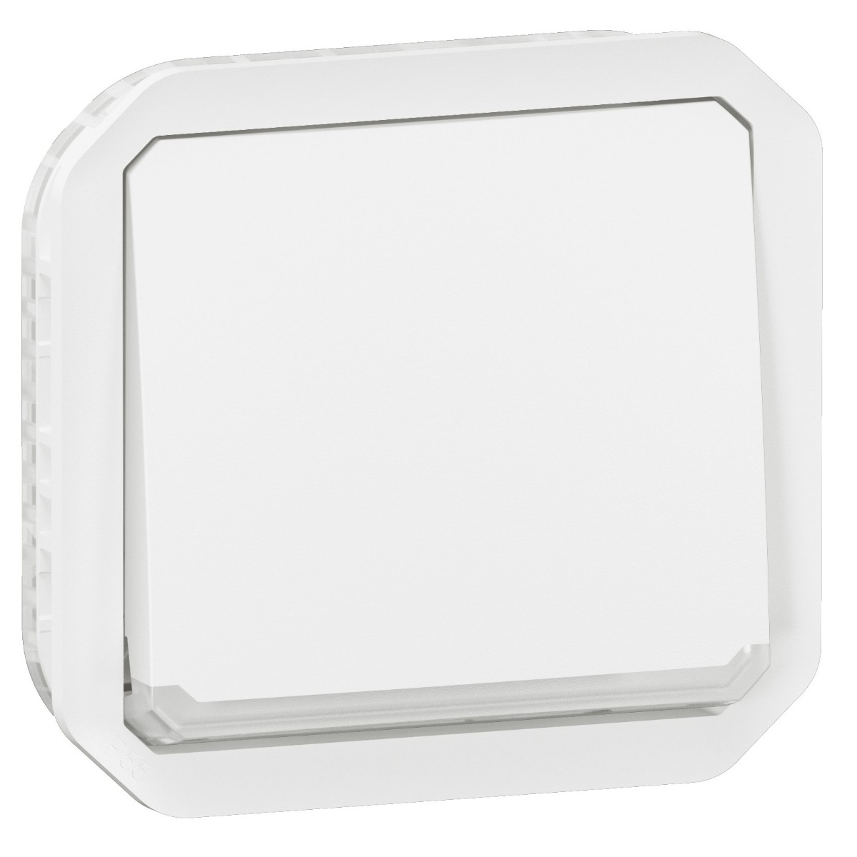 Interrupteur bipolaire 10A éclairable Plexo 55 blanc Legrand