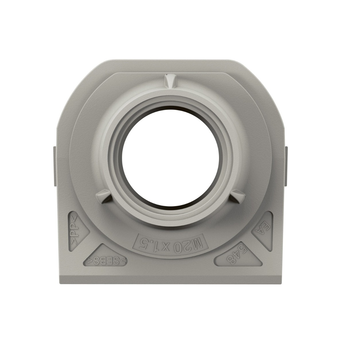 Embout 1 entrée pour presse-étoupe M20 Plexo 55 gris Legrand