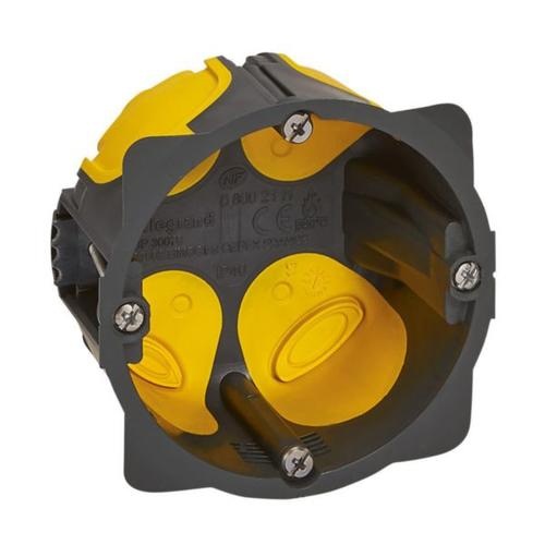 Boîte d'encastrement simple étanches à l'air cloisons creuses Ø67x40mm Eco Batibox 080021L Legrand