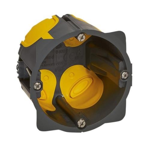 Boîte d'encastrement simple étanches à l'air cloisons creuses Ø67x50mm Eco Batibox 080031L Legrand