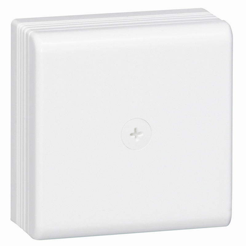 Boîte de dérivation blanche RAL 9010  75x75x35mm pour moulure DLP Legrand