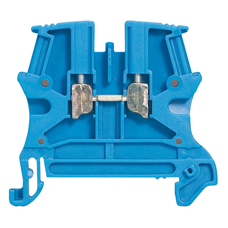 Bornier  2.5mm² bleu pour rail Din Viking 3 Legrand