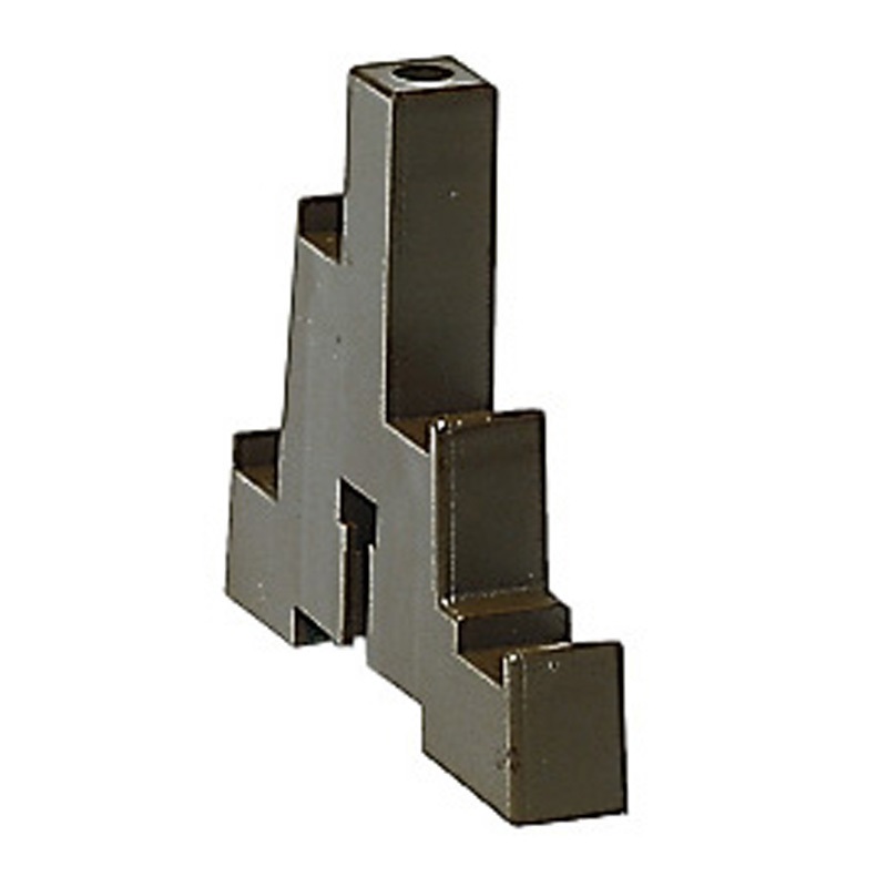 Jeu de 2 supports universels tétrapolaires pour barres 12x2mm et 12x4mm Legrand