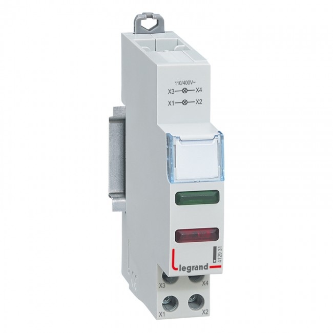 Voyant double LED vert & rouge 110/400VAC CX³ Legrand