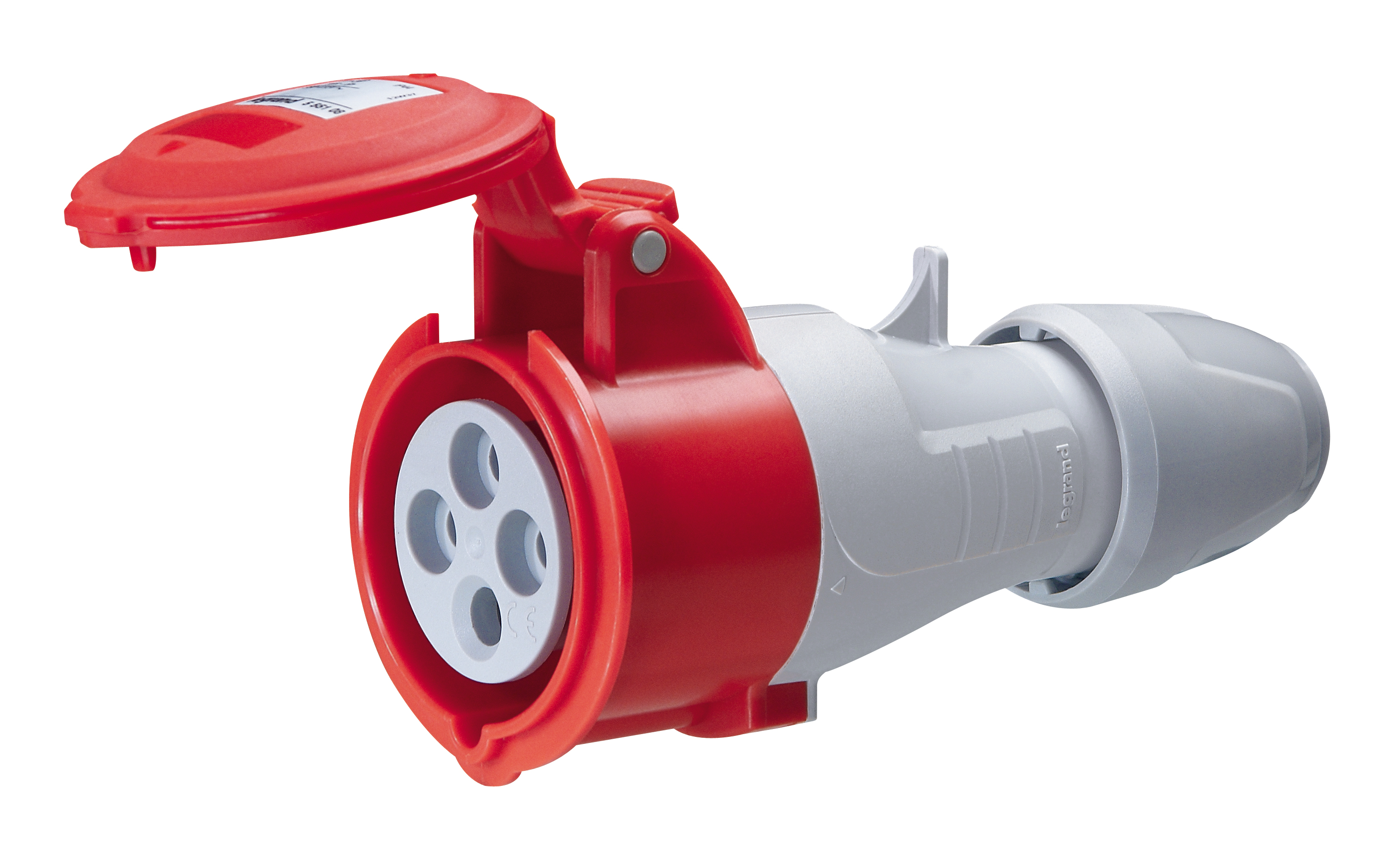 Prise mobile CE rouge 16A/400V 3P+T IP44 555108 Tempra Pro Legrand