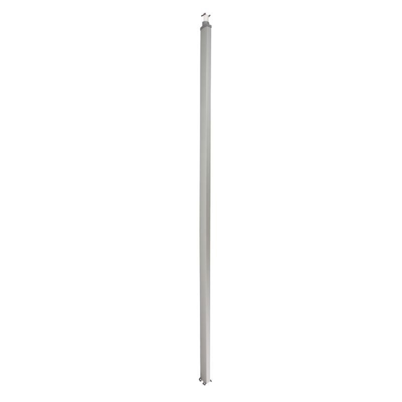 Colonne à clippage direct (couvercle 45mm) 2 compartiments Ht=2700 à 3900mm aluminium anodisé Snap-on Legrand