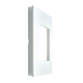 Plaque de recouvrement simple Valena Next blanc brillant Legrand