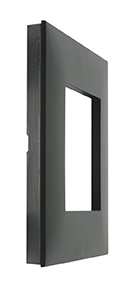 Plaque de recouvrement simple Valena Next noir mat Legrand