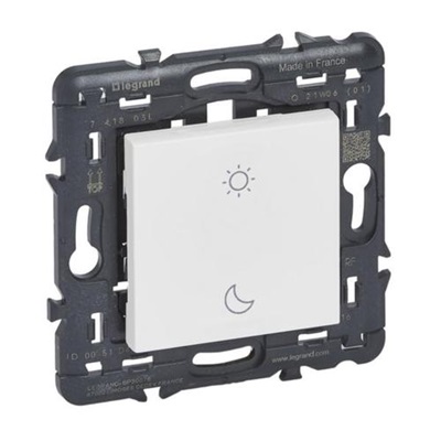 Commande sans fil et sans pile de scénario Lever/coucher blanc Valena Next with Netatmo Legrand