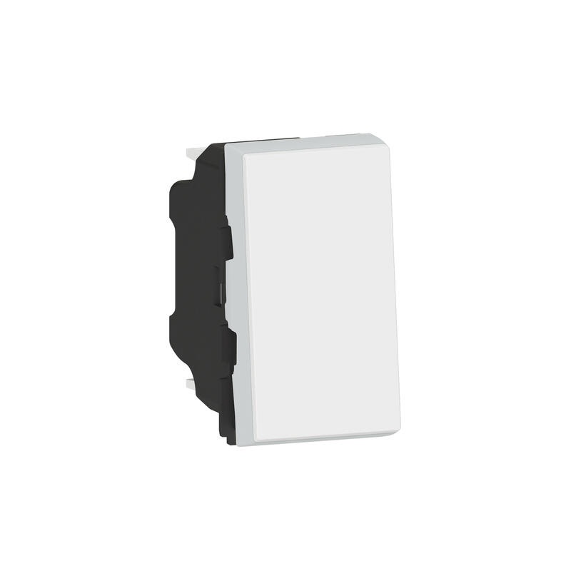 Interrupteur va-et-vient 10A/250V Mosaic Easy-Led blanc (1 module) pour multi-supports Legrand