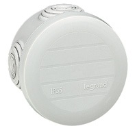 Boîte de dérivation grise  4 embouts Ø60x40mm Plexo 55 Legrand
