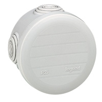 Boîte de dérivation grise  4 embouts Ø70x45mm Plexo 55 Legrand
