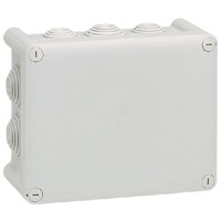 Boîte de dérivation grise 10 embouts 155x110x74mm Plexo 55 Legrand