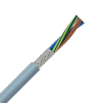 Câble multiconducteurs flexible faradisé couleurs LIYCY-O Cca 3G0.75mm² avec Vert/jaune (au mètre)