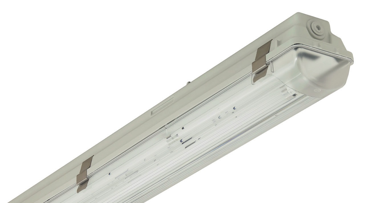 Armature hermétique IP65 polyméthacrylate précâblée pour 1 tube Led  600mm Acro XS RT T8 Led Lumis